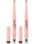 Maybelline Total Temptation Eyebrow Definer Pencil, Medium Brown, 2 Count