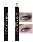 Kaely 2Pcs Cream Eyeshadow Stick Set for Eyes,Pearl White & Mocha Beige Shimmer Pen,Eye Brightener Halloween Makeup,sombras para ojos,Smooth Eye Shadow Highlighter Crayon Pencil Waterproof,01+14