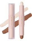 KIMUSE 2 Color Dual Cream Contour Stick, Highlight Face Makeup