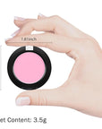 Monochrome Matte Eyeshadow Makeup Palette, Highly Pigmented Peach Pink Eyeshadow Palette, Matte Pressed Powder Eye shadow Makeup, Single Vegan Eye Shadow, Daily Evening Women Girls Eyeshadow Gift 02