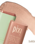Pixi Beauty Radiance Ready On-the-Glow Trio | Hydrating Hydrating Tinted Moisture Stick Blush, Bronzer, and Highlighter Set | Travel Size, Vegan, and Paraben-Free