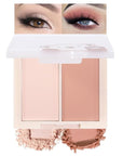 AMY'S DIARY Matte Eyeshadow, Nude Pink Eyeshadow, Ultra-fine Lightweight Powder, Multiuse Blendable Eye shadow and Blush Makeup, Daily Matte Warm Tone Eyes Makeup, Half Pink (03#)