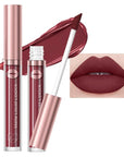 Matte Liquid Lipstick,Dark Red Liquid Lip Stains, Long Lasting Waterproof Lip Gloss Makeup, Velvet Non-Stick Cup Lips Stain X-06#