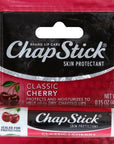 ChapStick Classic Cherry Lip Balm Tube,