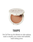 Jillian Dempsey Lid Tint: Satin Cream Eyeshadow I Easy Application for a Natural Shimmer or a Layered Matte Finish I Taupe