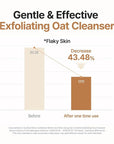 Purito Oat Exfoliating Facial Polish Cleanser - Hydrating Daily Face Wash with Gentle Scrub Clay Pore Minimizing Panthenol, Oat Seed Water Vegan, Non-comedogenic Korean Skin Care 5.07 fl.oz