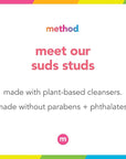Method Gel Hand Soap, Waterfall, Biodegradable Formula, 12 fl oz (Pack of 3)