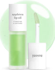 NOONI Korean Hydrating Lip Oil - Appletea | Long-Lasting, Moisturizing, Plumping, Revitalizing for Dry Lips, Waterproof, No Peel Off, Hydrating, Nourishing Crystal Clear, 0.12 FL Oz