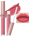 Matte Liquid Lipstick,Dark Purple Liquid Lip Stains, Long Lasting Waterproof Lip Gloss Makeup, Velvet Non-Stick Cup Lips Stain X-08#