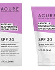 ACURE Acure Radically Rejuvenating, Day Cream, SPF 30, 1.7 fl oz (50 ml) (Pack of 2)