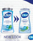 Dial Antibacterial Foaming Hand Wash, Spring Water, 7.5 fl oz (Pack of 6)