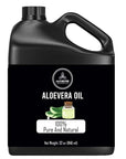 Naturevibe Botanicals Aloevera Oil 32 Ounces | 100% Pure and Natural | Great for Skin Care and Hair Care