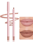 12 Colors lip liner pencils, Modern Classic Lip Liner, Lip Liner Pigmented Vegan Matte, Lasting Finish Lip Liner, Luxurious Creamy Long Lasting Lip Liner, Prevents Feathering and Fading, (12)
