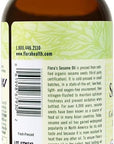 Flora - Certified Organic Sesame Oil - Cold-Pressed Cooking Oil with Essential Fatty Acids - Vegan, Kosher & Non-GMO - 8.5 fl. oz. Glass Bottle
