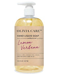 Olivia Care Antibacterial Hand Soap - Infused with Sage & Tea Tree Oil & Lemon Verbena Fragrance, Cleansing, Germ-Fighting, Moisturizing Hand Wash for Kitchen & Bathroom -18.5 fl oz