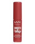 NYX PROFESSIONAL MAKEUP Smooth Whip Matte Lip Cream, Long Lasting, Moisturizing, Vegan Liquid Lipstick - Parfait (Midtone Red Nude)