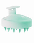 HEETA Scalp Massager Hair Growth, Soft Silicone Scalp Scrubber Shampoo Brush for Exfoliation, Dandruff Removal Head Massage Stress Relax, Wet & Dry Use for Thick Thin Curly Hair Care, Gradient Green