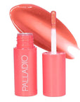 Palladio Jelly Tint, Liquid Stain for Cheeks & Lips, Vivid Color Lip Stain, Lightweight Non-Sticky and Transfer-proof, Natural Finish Makeup, Sweet Berry