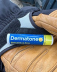 Dermatone Original Medicated Lip Balm Stocking Stuffer | Soothing & Moisturizing | Cocoa Butter, Aloe, Vitamin E | Heal & Repair Chapped Lips | SPF30 | 3-Pack, 0.15oz sticks