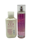 Bath & Body Works WINTERBERRY WONDER 2pc bundle - Fine Fragrace Mist & Body Lotion - Gift set with a Red Bow for Holidays & Gifts