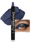 evpct Midnight Blue Shimmer Cream Eye Shadow Brightener Sticks Set for Eyes, Blue Shimmery Matte Pencil Eye shadow Applicator Stick Pen Palette Makeup Waterproof sombras en crema para ojos 31#