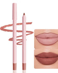 12 Colors lip liner pencils, Modern Classic Lip Liner, Lip Liner Pigmented Vegan Matte, Lasting Finish Lip Liner, Luxurious Creamy Long Lasting Lip Liner, Prevents Feathering and Fading, (03)