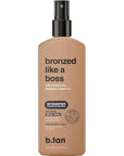 b.tan Sun Tanning Lotion Spray | Bronzed Like a Boss - Brown Outdoor Bronzing Accelerator, Best Tan Intensifier, No SPF, Packed with Coconut Oil, Peptides, & Vitamin E, Austrailian Brand, 8.45 Fl Oz