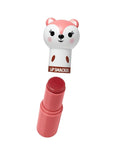 Lip Smacker Lippy Pal Fox Lip Balm Clear Matte Finish, Foxy Apple Flavored, Moisturizing, For Kids