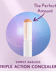 COVERGIRL Simply Ageless Triple Action Concealer, Soft Sable, of 2