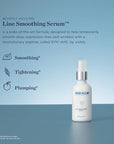 Line Smoothing Serum- Reduce Deep Wrinkles & Smooth Skin- Anti-Aging Serum for Firming and Hydrating Face- Correct Fine Lines w/Antioxidants, Peptides, Ginkgo Bilboa Extract, & Aloe