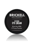 Brickell Men's Restoring Under Eye Cream for Men, Natural and Organic Anti Aging Eye Balm To Reduce Puffiness, Wrinkles, Dark Circles, Crows Feet and Under Eye Bags, 0.5 Ounce, Unscented