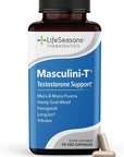 LifeSeasons Masculini-T - Testosterone Support Supplement - Enhances Mental & Physical Aspects of Sexual and Athletic Performance - Supports Normal Erectile Function - Improve Libido - 90 Capsules