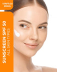 Face Sunscreen SPF 50 – Daily Lightweight Sun Cream for Healthy-Looking Skin – 200ml
