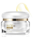 MISSHA Cell Renew Snail Mucin Vitamin C Cream 1.69 Fl oz, Hydrating Snail Mucin, Korean Skin Care for Improved Skin Texture & Youthful Glow, Korean Moisturizer, Kbeauty, Paraben Free