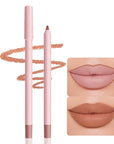 12 Colors lip liner pencils, Modern Classic Lip Liner, Lip Liner Pigmented Vegan Matte, Lasting Finish Lip Liner, Luxurious Creamy Long Lasting Lip Liner, Prevents Feathering and Fading, (01)