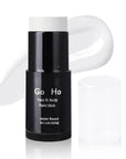 Go Ho White Face Paint,Washable Formula Face Paint Stick,Non-toxic Full-coverage Cream to Powder White Face Body Paint for Halloween Cosplay Zombie Skeleton Clown Goth Makeup