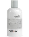 Anthony Glycolic Facial Cleanser for Men – Daily Cleansing Face Wash and Shave Prep – Hydrating, Exfoliating, and Gentle on Sensitive Skin – Non-foaming, 8 Fl. Oz