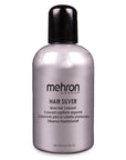 Mehron Makeup Hair White | Washable White Hair Dye | Temporary Hair Color for Theatre, Cosplay, & Halloween 1 fl oz (30ml) (Silver)