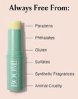 Boomstick GLO ® Hydrating Face Balm Stick for Mature Skin with Olive Oil, Beeswax & Honey - Natural-Looking Dewy Glow - Multibalm Brightener to Moisturize Face, Lips, Under Eye and More