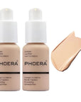 2 Pack PHOERA Foundation, Flawless Soft Matte Liquid