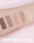 AMY'S DIARY Neutral Nude Brown Eyeshadow Palette Makeup, 5 Colors Cool-Toned Velvety Matte Finish, Nude Taupe Eye Shadows, for Brown Eyes Long Lasting Naturing-Looking (#01)