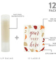 Andaz Press Personalized Lip Balm Party Leaves,