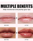 8 Colors Lip Oil Lip Glaze, Big Brush Lip
