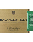 Organic Functional Mushroom Protein Bars | Made in USA | Full Dose (1500mg) Lions Mane, Chaga, Reishi & Cordyceps Bars | Vegan Protein Bars, Superfoods Protein Bars | 6 Bars Sampler Pack