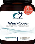 Designs for Health WheyCool - Grass Fed Whey Protein Powder Supplement with 20g Protein, May Support Athletes, Muscles + Energy - Non-GMO + Gluten-Free, Chocolate (30 Servings / 900g)