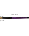 Professional purple wood kolinsky acrylic