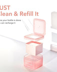 (Only Refill) Mediheal Collagen Ampoule Pad (100 Pads) - Cotton Facial Toner Pads for Skin Firming & Restore Elasticity - Vegan Eco Silk Pad