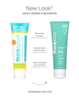 Thinkkids Safe Mineral Sunscreen SPF 50+, 3 Fl Oz, Natural, Water Resistant Reef Safe Sunscreen for Children, Broad Spectrum UVA/UVB Sun Screen