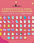 Mystical Bath Bombs for Girls and Boys with Surprise Toys Inside (6 Pack) - Large Bubble Bath Bombs for Kids - Fruity Scents, Fizzies, Made in USA, Mystic Animal - Ideal Birthday Gift by Two Sisters