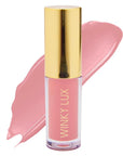 Winky Lux Very There Lip Oil, Hydrating Baby Pink Tint with Jojoba Oil, Non-Sticky Glossy Lip Oil, Tinted Pink Gloss for Juicy Lip, Passion